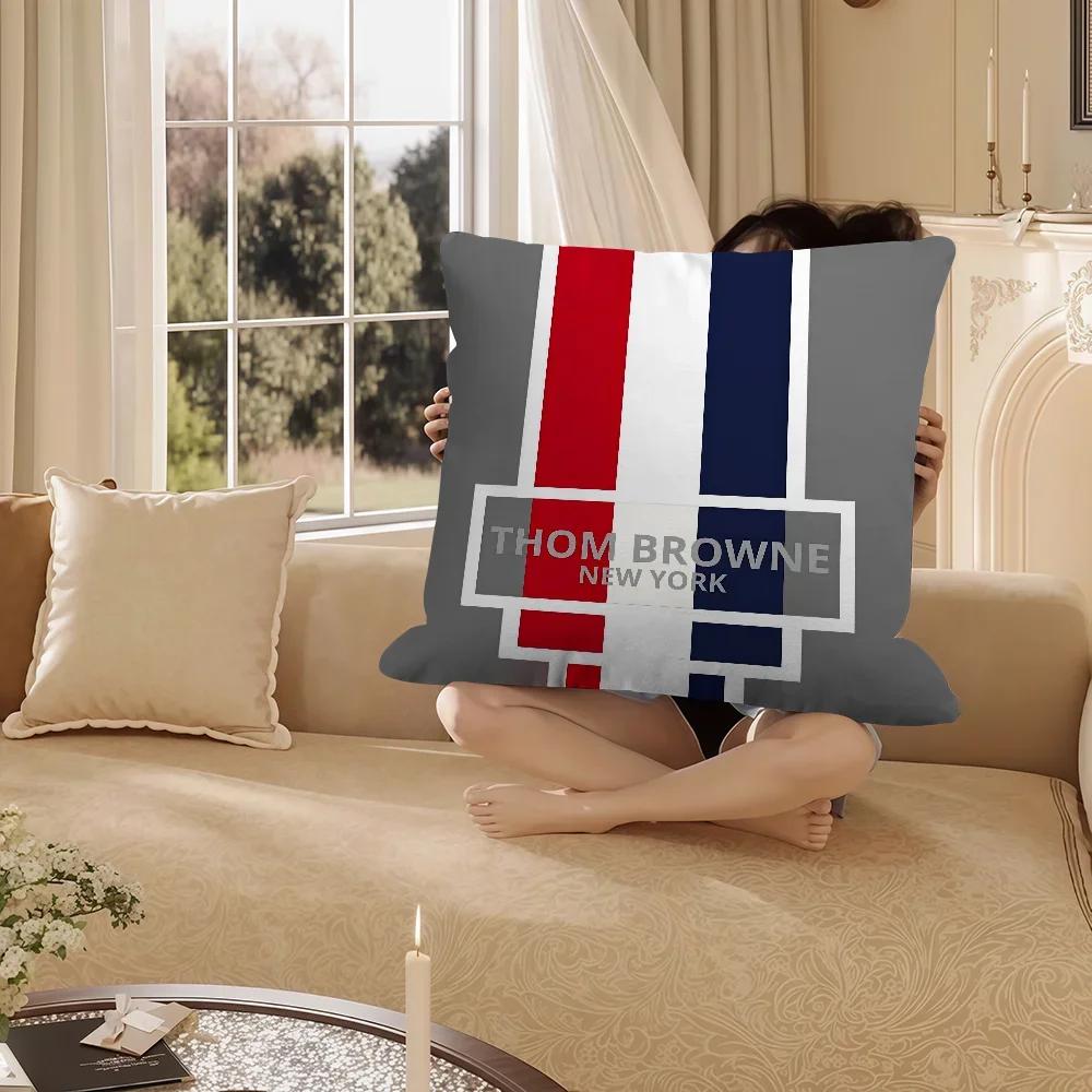 T-THOM B-BROWNE _ Cushion Cover Pillow Cover Decor Pillowcase Home Pillowcase For Couch Pillows, 30x30cm