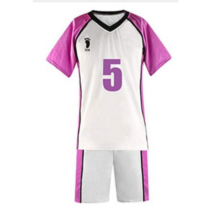 Volleyball less college jersey set cosplay animation periphery short sleeve basketball