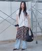 Haveawhale Dot Padding Bag (Bk)