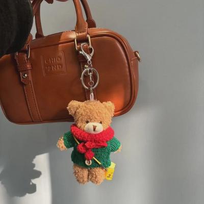 Süper Sevimli Ayı Peluş Anahtarlık & Çanta Charmı