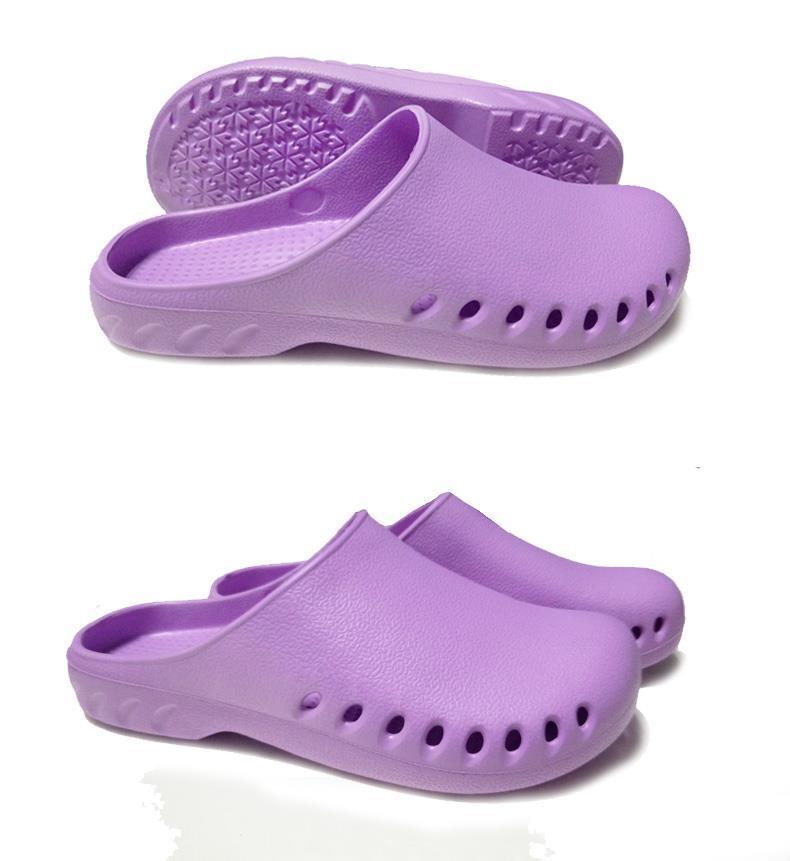 Non-Slip Closed Toe Surgical Slippers: Lab & Operating Room Protective Footwear for Nurses