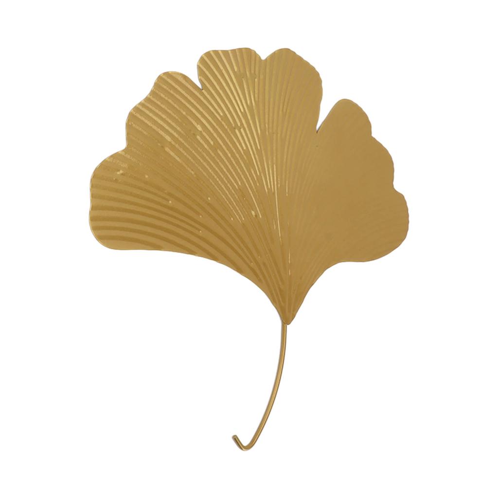 Ginkgo Biloba Hanging Decorations DIY Elegant Modern Fadeless Iron Metal Ginkgo Biloba Wall Art for