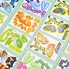 10pcs Cognition Insect Paper Jigsaw Puzzles Funny Cartoon Insect Paper Mode  School Rewards