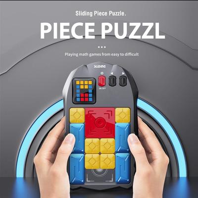 Huarong Road Magnetic Puzzle Sliding Block Game for Kids Brain Training Logical Thinking Toy