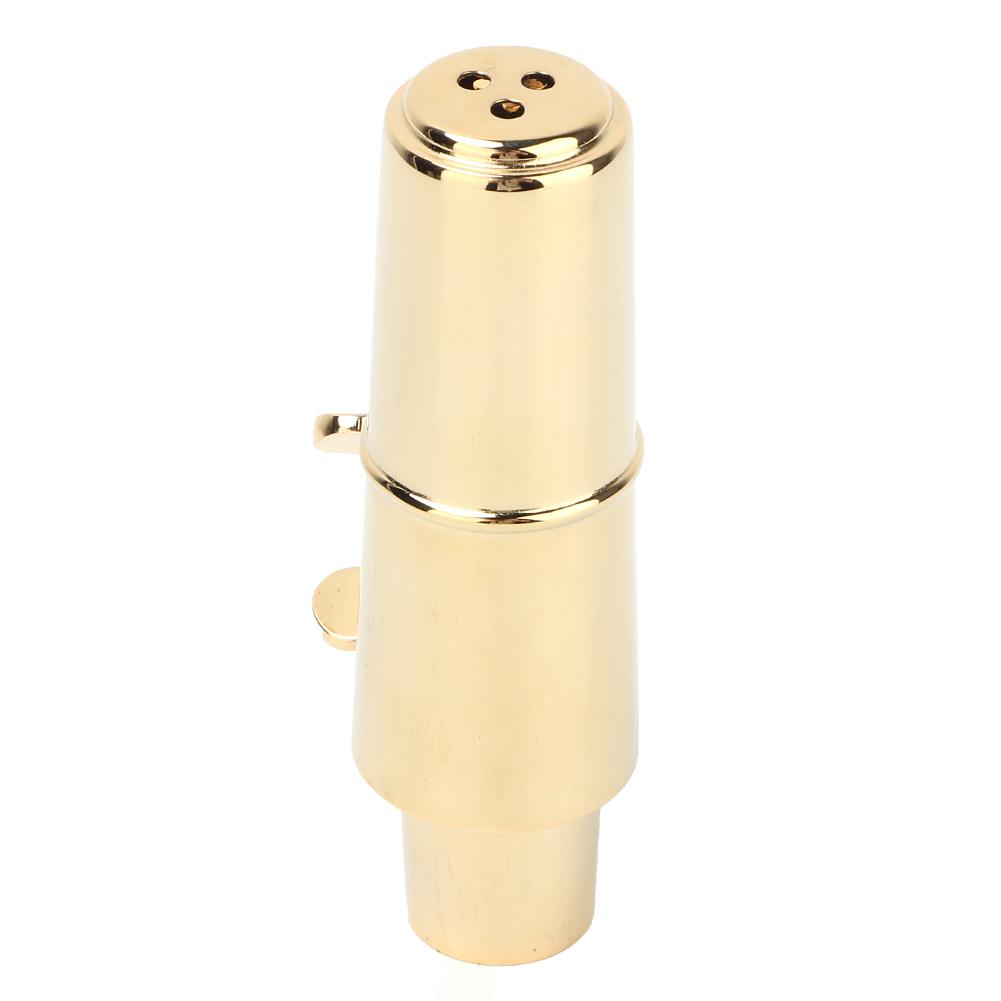 Metal Alto Saxophone Metal Mouthpiece with Cap Pads Musical Instruments Accessory(7C#)