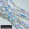 Multi-Faceted Crystal Glass Square Beads: 4/6/8mm Sugar Cubes for DIY Jewelry, Loose Beading with Holes