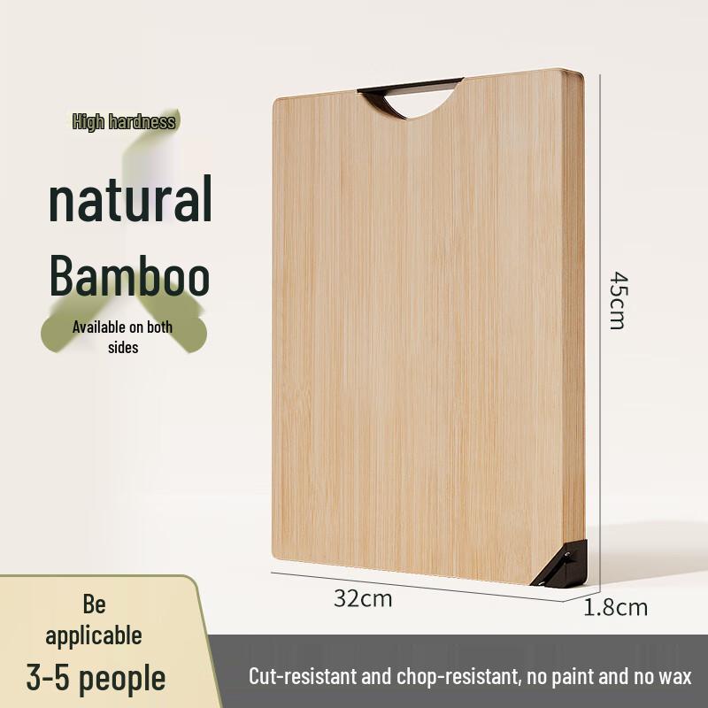 Huiwei Natural Nan Bamboo Multifunction Antibacterial Chopping Board 45x32x1.8cm