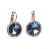 Niuju Earrings One-touch Women's Crystal