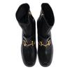 GUCCI 719830 Horsebit Women's Boots shoes 41 blackUsed