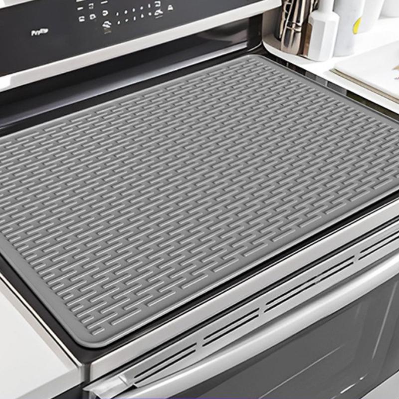 Silicone Electric Stove Cover 71x50/76x53cm Multifunction Home Induction Cooker Cover Mat Kitchen Glass Top Stove Protection Mat
