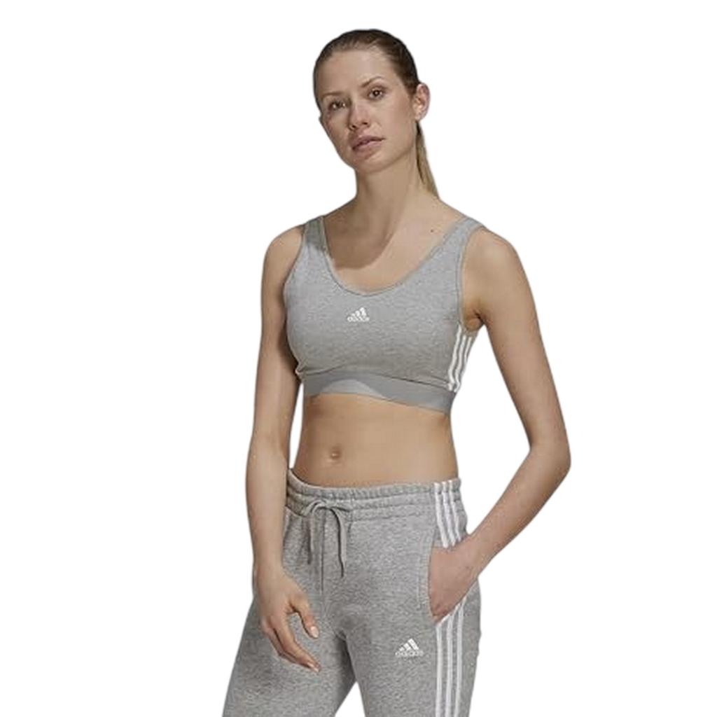 adidas Womens/Ladies 3 Stripes Crop Top