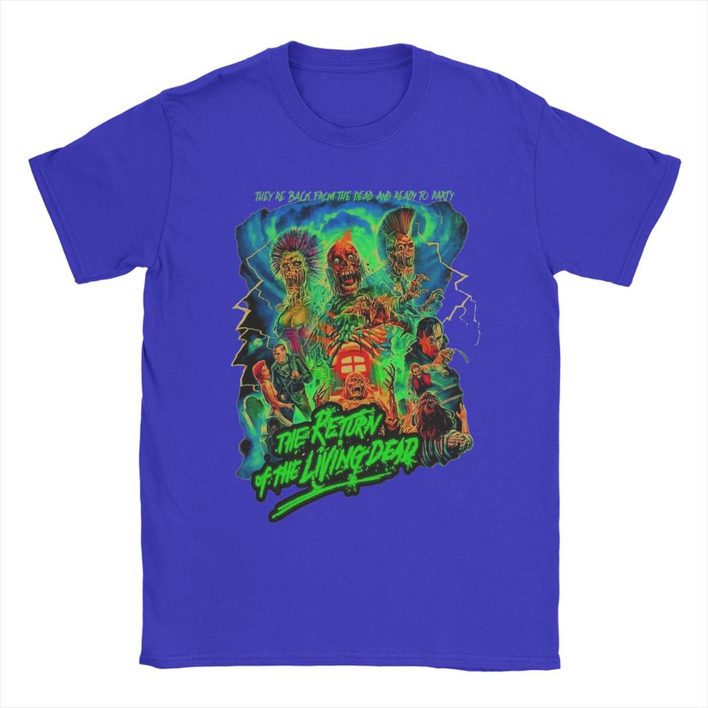 The Return Of The Living Dead T Shirt Men 100% Cotton for Male T-Shirt Round Collar Tees Short Sleeve Clothes Birthday Gift