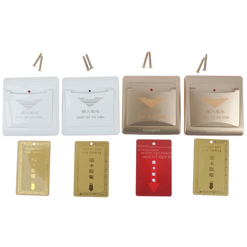 For Hotels Motels Luxury Guest Room Energy Saving Wall Switch Key Card Holder