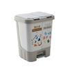 Kitchen Big Trash Can with Lid Wheels Odor Pedal Cube Storage Trash Can Bins Kosze Do Segregacji Smieci Waste Bins BG50WB