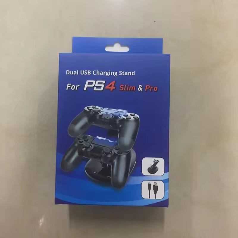 עמדת טעינה ל-Sony Playstation PS4 Controller Play Station PS 4 Pro Slim Dualshock 4 מטען תמיכה בבקר משחק