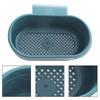 Home Plastic Storage Drain Basket Kitchen Sink Holder Adjustable Soap Sponge Hanging Food Garbage Can Kitchen Sink Drain Basket