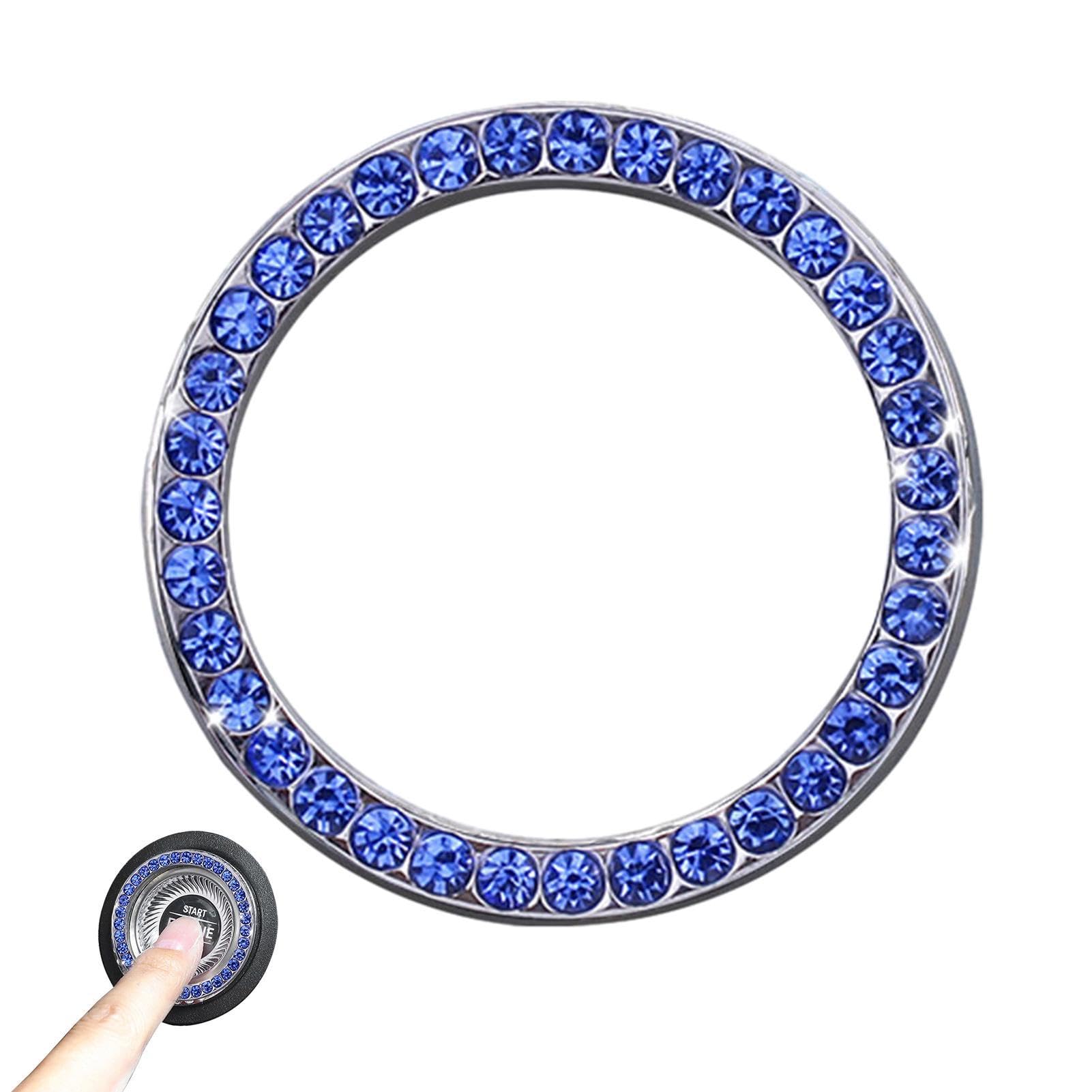 

Start Stop Push Button Cover - Bling Blinker Starter Button Car Start with Adhesive See description синій