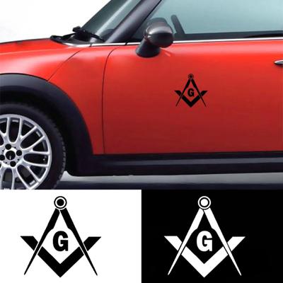 Stylish Reflective Sticker Wear-resistant Compass Pattern Eye-catching