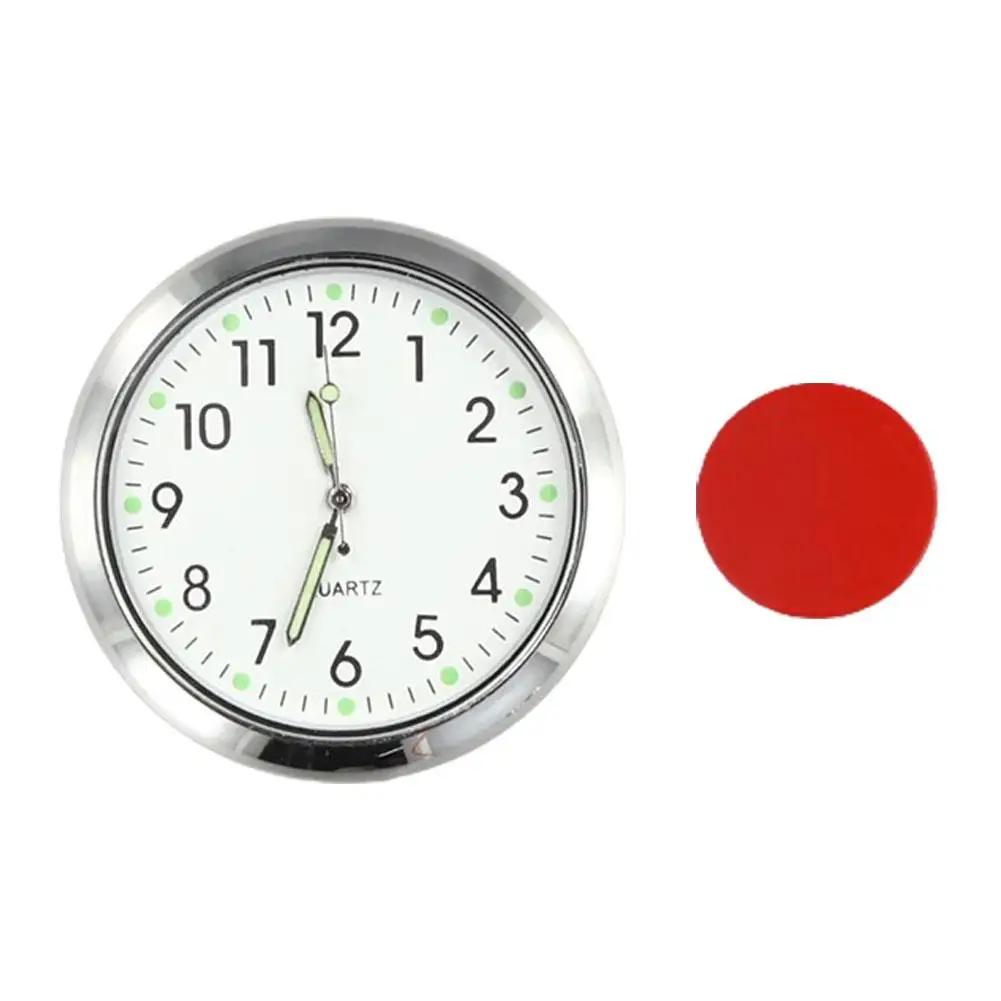 Mini Electronic Clock Universal Car Dash Clock Luminous Quartz Watch Ornament Waterproof Mini Watch Car Quartz Clock For Ca Y3P5