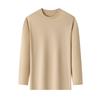 Men's Crew Neck Long Sleeve T‑Shirt, Solid‑Color Multi‑Color Cotton Breathable Summer Casual Top