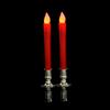 2pcs Plastic Candle Base Holder Pillar Candlestick Stand For Electronic Candles