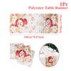 Christmas Table Runner Christmas Party Decoration 2025 Xmas Santa Claus Snowman Table Runner Navidad Natal New Year Gift 2026
