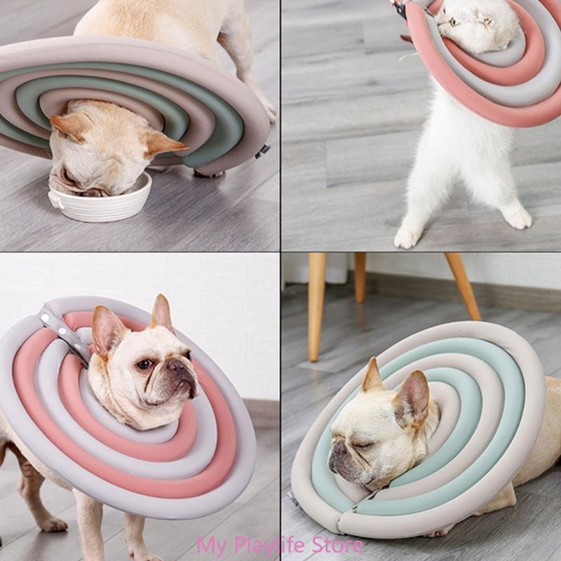 Dog Cone Collar After Surgery for Wound Healing Easy To Eat and Drink Prevent Biting & Scratching Breathable Collar