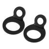 Surringsankre Surringsring Sort Rustfrit Stål O-ring til Trailer Lastbil Lad Fastgørelseselement Rustbeskyttet Bugsering Hardware Tilbehør