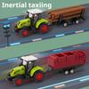 Simulation Bauernauto Rasenmäher Traktor Rückziehauto Kinderspielzeug Trägheitsfahrzeug Ingenieurwesen Bagger Modell Spielzeug Junge Geburtstagsgeschenk
