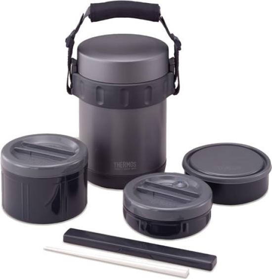 

THERMOS Stainless Steel Lunch GM Jar, Gunmetallic, JBA-1800