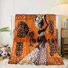 African Women Blanket Flannel Blanket for Bed, Sofa, Camping, Hiking, Picnic Essentials, Gift for Family Fan Gifts