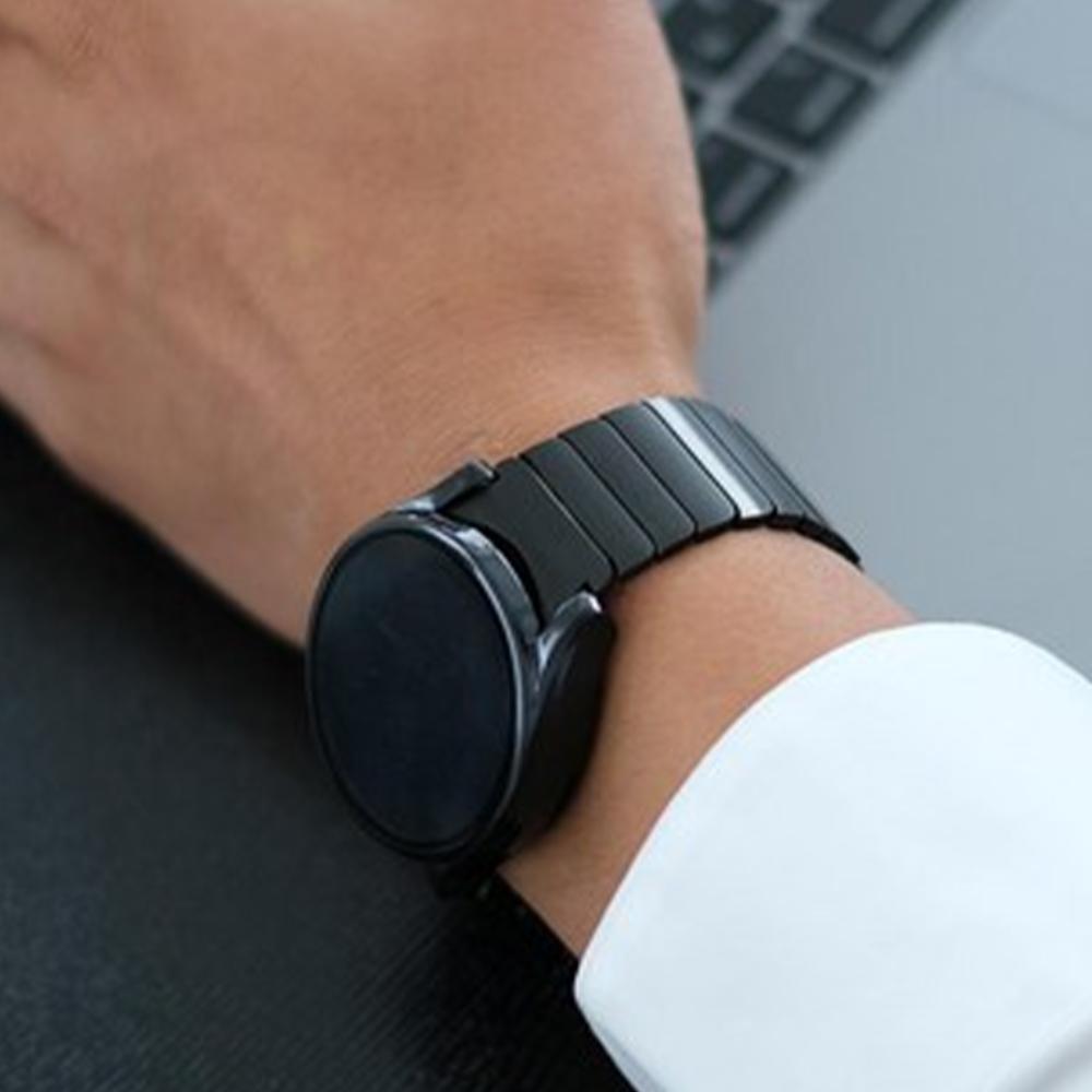 Stainless Steel Band PC Case for Samsung Galaxy Watch 7 6 44mm 40mm Men Metal Strap for Samsung Galaxy Watch 6 Classic 47mm 43mm