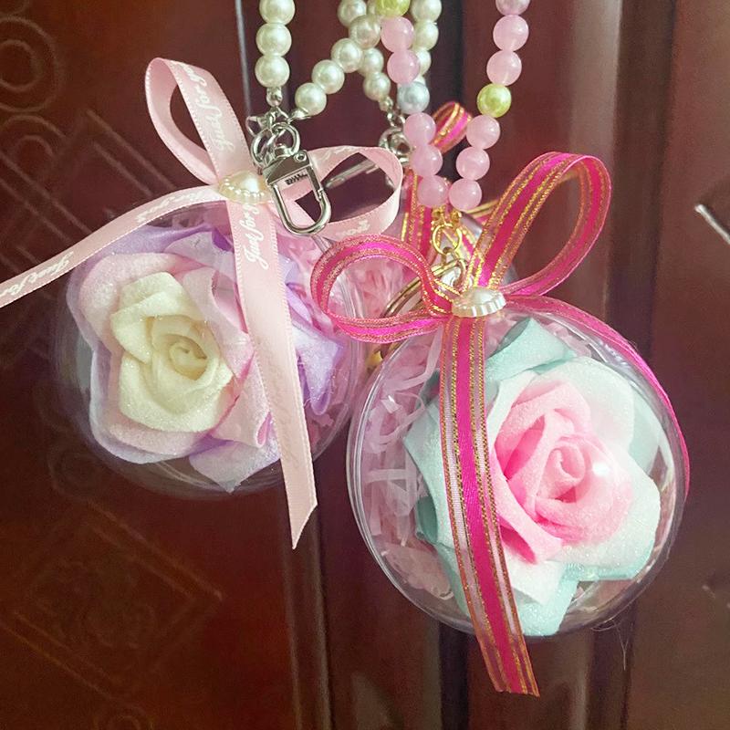 1pc Transparent Plastic Balls for DIY Crafts, 8-20cm, Clear Round Ornament for Home and Festive Decor, Christmas Items