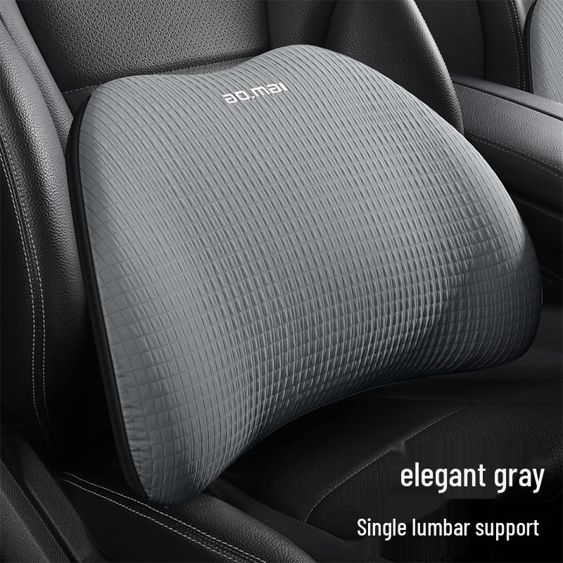 Polo Golf Bora Car Lumbar Support & Neck Pillow - Premium Memory Foam Massage Headrest