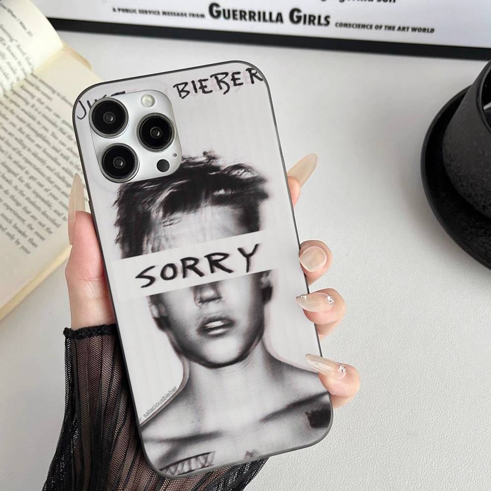 Sänger Justin B-Bieber Handyhülle Für IPhone 11 12 13 14 15 16 17 Pro Max PLUS Pro Wave Wellige Silikonhülle