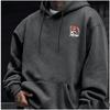 A Men'S Casual Stylish Japanese-Inspired Hoodie Featuring Mountain And Freedom Elements, Long-Sleeved Pullover, Regular Fit.