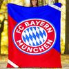 1pc B-Bayern Munich (8) Theme Blanket - Digital Print, Polyester, Cozy for All Seasons, Perfect for Outdoor, and Travel