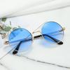 Luxury Small Oval Sunglasses Men Women Brand Design Metal Round Sun Glasses Classic Casual Driving Shades UV400 Glasses