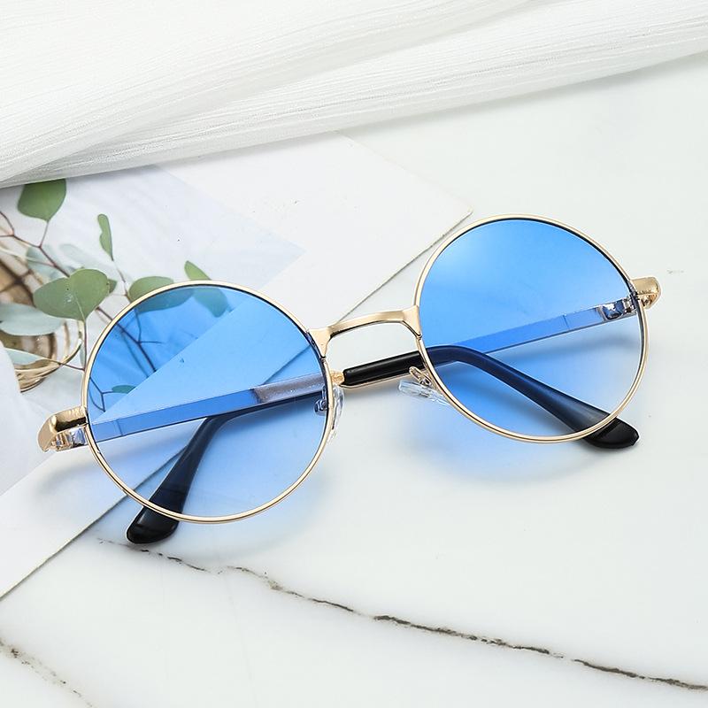 Luxury Small Oval Sunglasses Men Women Brand Design Metal Round Sun Glasses Classic Casual Driving Shades UV400 Glasses