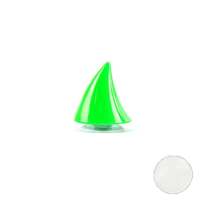 1 Pcs Motorcycle Helmet Corner Plastic Resilient Silicone Suction Cup Soft Horn Decoration Headwear Horn Decoration Accessories