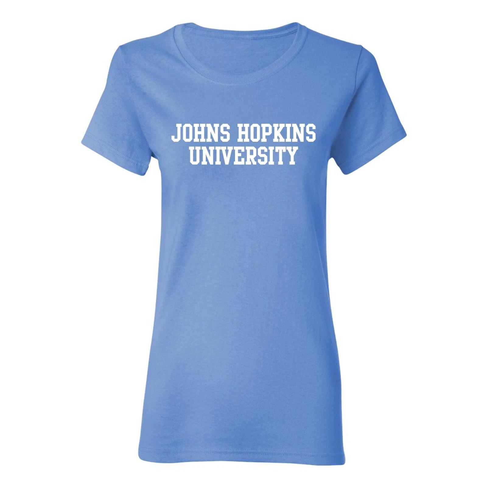 Johns Hopkins Blue Jays Basic Block Women s T-Shirt - Carolina Blue L