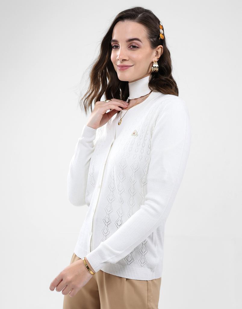 Monte Carlo Women's V Neck Full Sleeve Cardigan