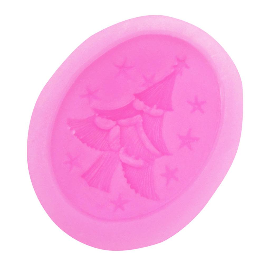 Christmas Tree Shape Silicone Mold DIY Soap Chocolate Biscuit Fondant Cake Decorating Tools