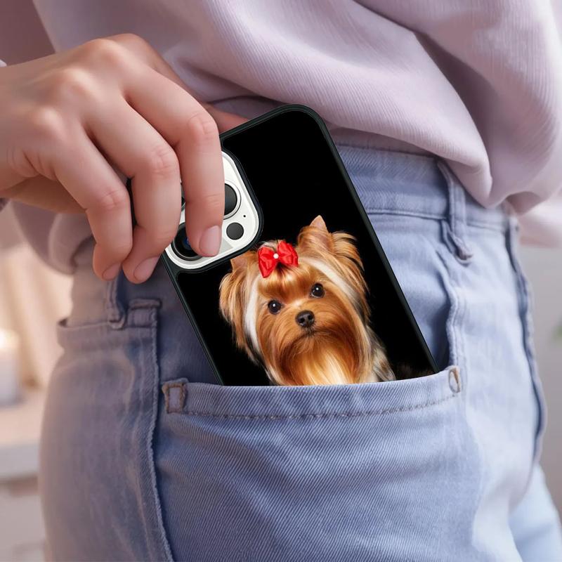 Yorkshire Terrier Dog Phone Case For iPhone 17 Air 15 16e 14 13 Pro Max Coque 12 11 Pro Max PLUS cover