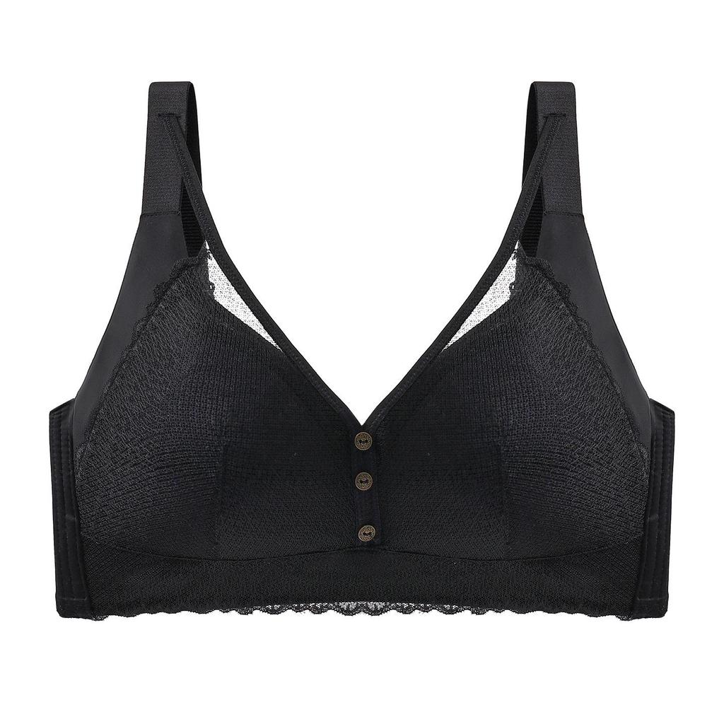 Plus Size Ultra-thin Comfort Bra: Enhances Big Chest, No Underwire, Adjustable Support, Side Boob Control