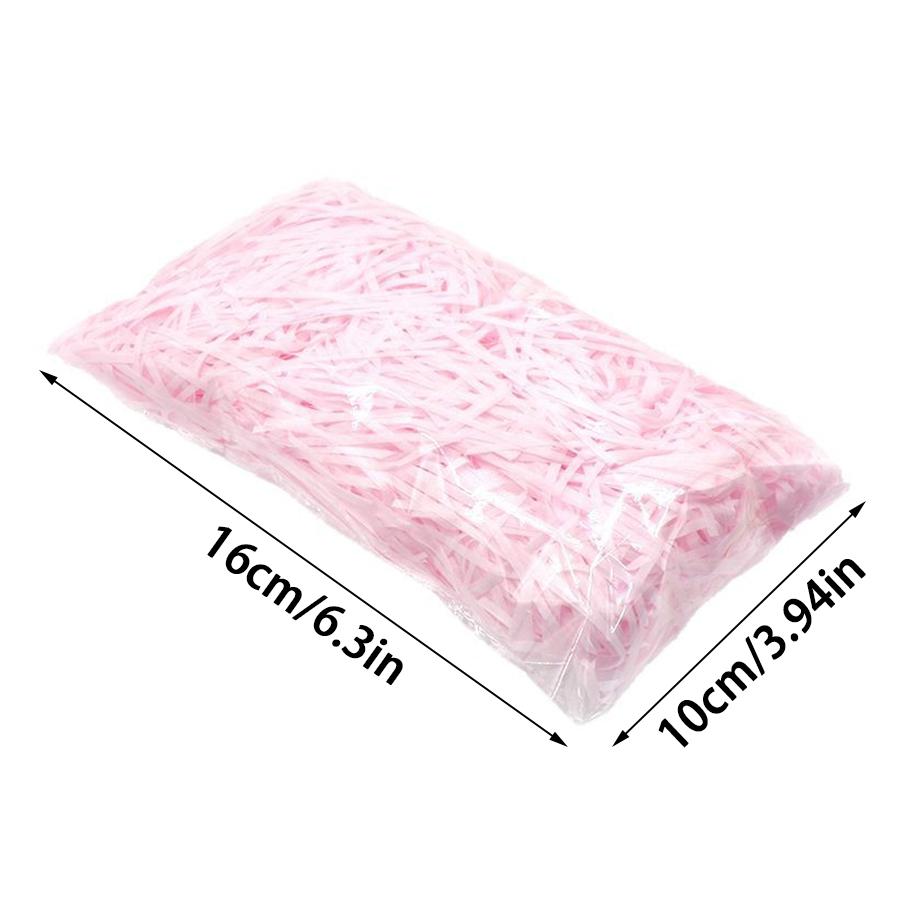 40g Filamento di Carta Erba Rafia Materiale Riempitivo per Imballaggio Scatola Regalo Caramelle Decorazione Avvolgente per Matrimonio Compleanno Festa Festival XJM