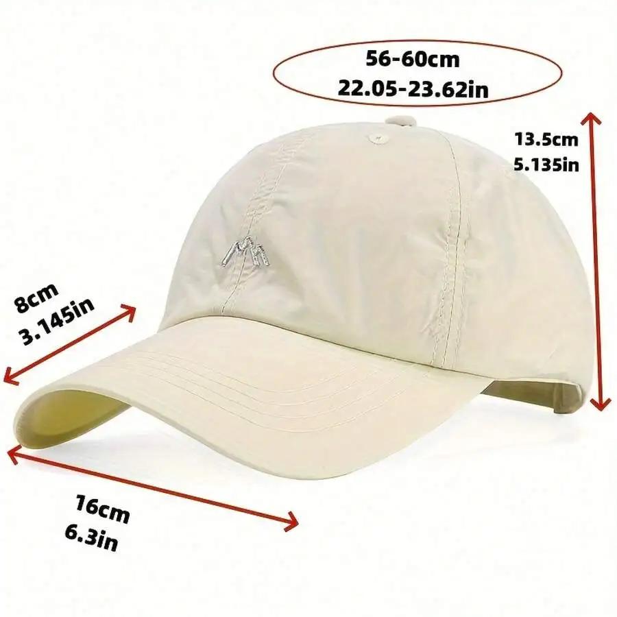 Lightweight Quick-Dry Baseball Cap For Adults Sun Protection Breathable Sports Hat