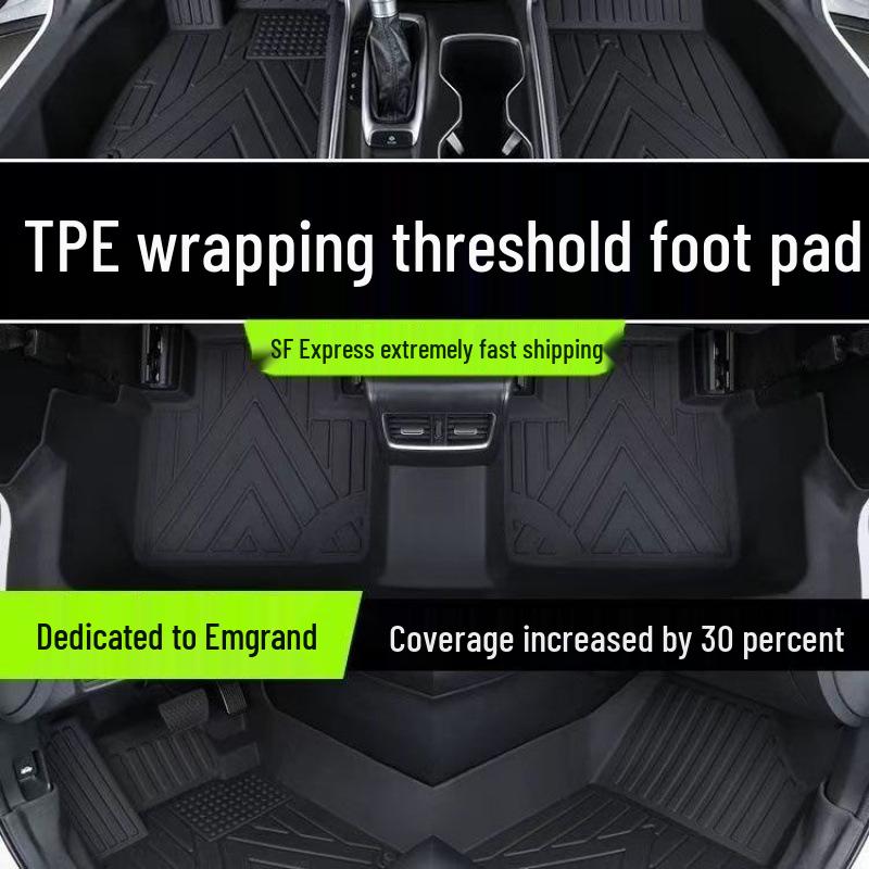 Emgrand Floor Mats & Door Sill TPE for GL & GS Models