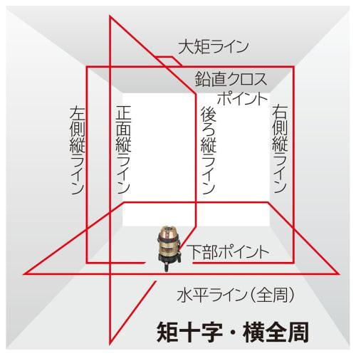 Tajima GT8ZS-NI Laser Level with Tripod, Square Cross and Full Horizontal Circumference, GT8ZS-NISET
