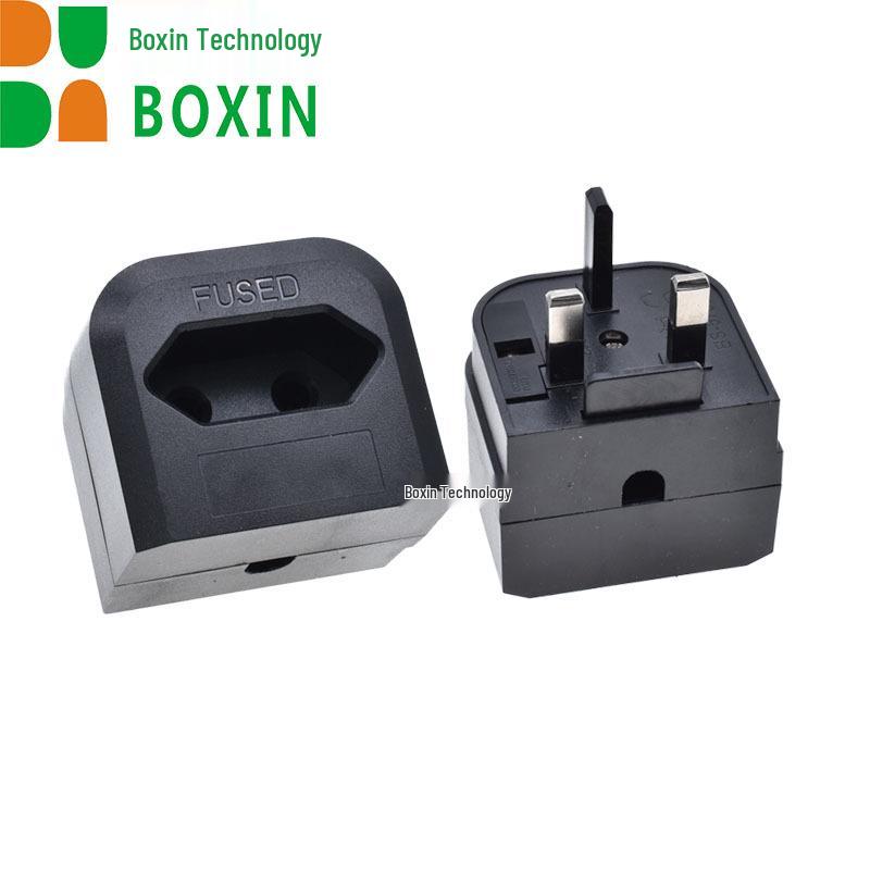 

EU to UK Travel Adapter with Fuse | Converts Two Round Pins to Hong Kong 3A/5A/13A